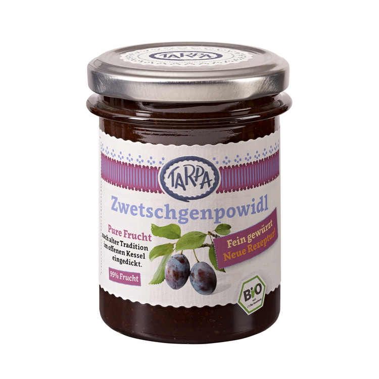 tarpa-bio-zwetschgenpowidl-fruchtmus-220-g-mit-gew-rzen image 1