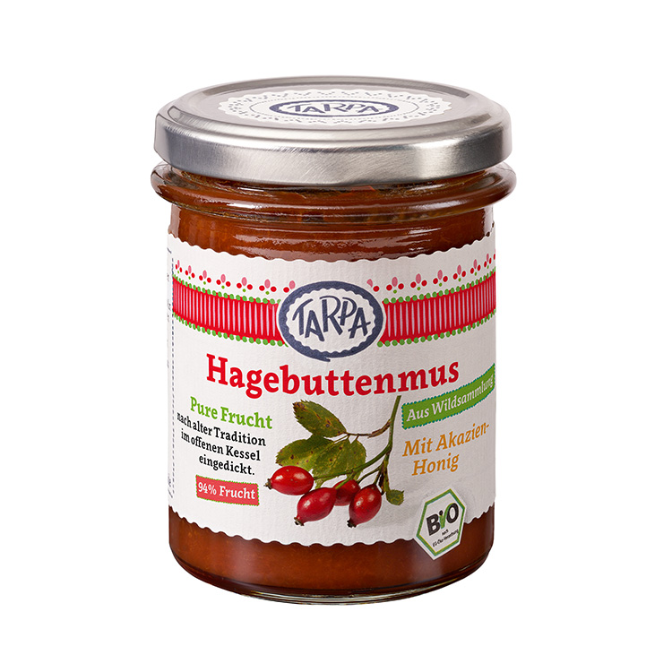 tarpa-bio-fruchtmuse-bio-hagebuttenmus-210-g-ohne-zucker image 1