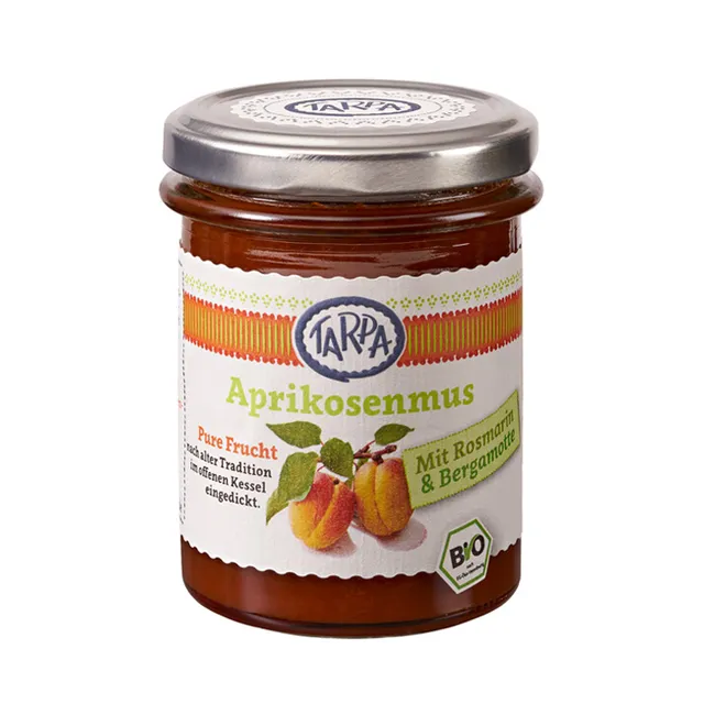 tarpa-bio-aprikosenmus-fruchtmus-210-g-rosmarin-honig image 1