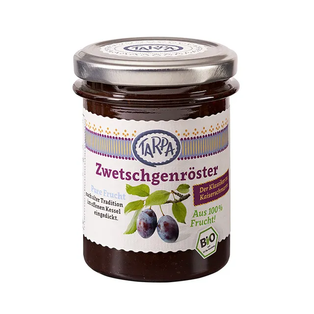 tarpa-bio-zwetschgenr-ster-fruchtmus-200-g-100-zwetschgen image 1
