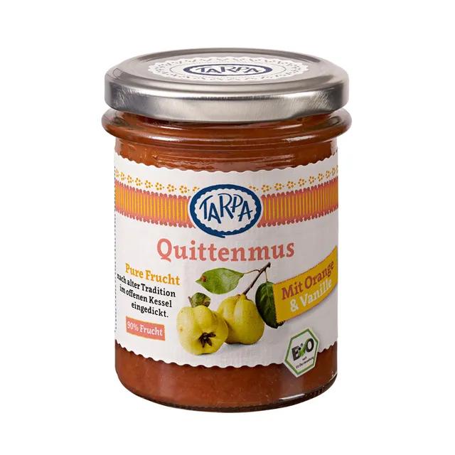 tarpa-bio-quittenmus-orange-vanille-fruchtmus-200g-mit-honig image 1