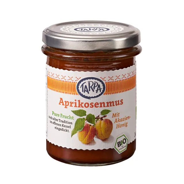 tarpa-bio-aprikosenmus-90-fruchtmus-210g-mit-honig image 1